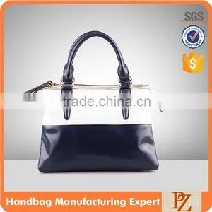 4073 Best Price PU Women Handbags Tote Bag With Two Metal Zip Top thumbnail-1