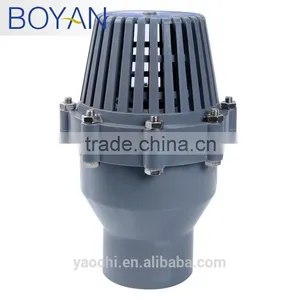 China Supplier Full Size UPVC Plastic Foot Valve thumbnail-1