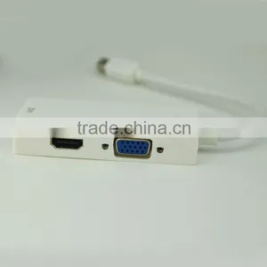 Manufacture Price Mini dp to Hdmi Dvi Vga Adapter Cable for Computer thumbnail-6