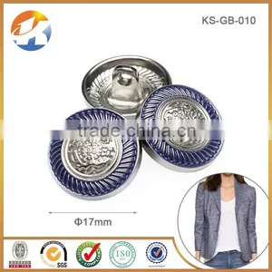 Beautiful Fashion Alloy Custom Metal Cloth Button thumbnail-1