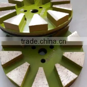 10 Segments Metal Stone Polishing Pad for Concrete thumbnail-3