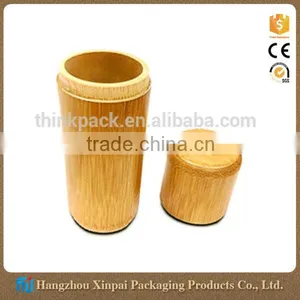 Packaging Round Wood Bamboo Gift Box thumbnail-1