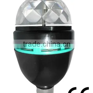 360 Rotating Disco Mini Party Stage Light Bulb RGB Full Color LED Crystal Magic Ball thumbnail-3
