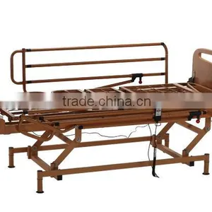 Wooden 5 Function Electric Home Medical Nursing Bed Hospital Bed thumbnail-1