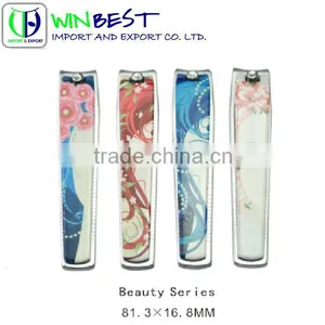 Hot Sale Classic Chinese Image Blue and White Procelain Series Nail Clipper thumbnail-2