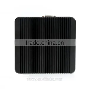 Fanless Computer Box PC Office Fanless Mini pc Quad Core Desktop PC Intel J1900 Mini pc 2g Ram 128g SSD thumbnail-4
