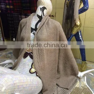 Pure Cashmere Knitted Shawl thumbnail-2