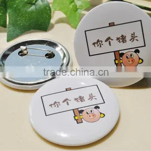 Custom Plastic Pins Round Badges thumbnail-1