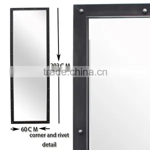 Hotel Stainless Steel Bathroom Framed Mirror thumbnail-4