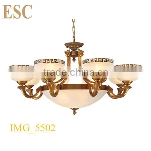 The SPANISH Marble Copper Chandelier thumbnail-3