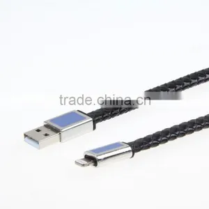 Save 20% MFI Certified Charge & Sync Flat Bonded Leather Cable With High Quality thumbnail-4