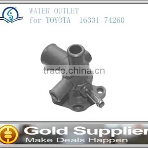 Brand New Water Outlet for TOYOTA 16331-74260 With High Quality and Competitive Pice. thumbnail-1