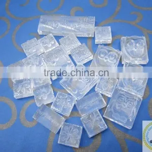 Custom Symbol Logo Pre Inked Stamp Soap Mold thumbnail-1