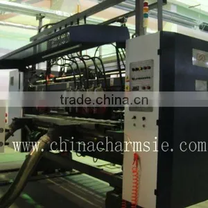 GIGA LXC-250 NC High Speed Automitic Thin Blade Slittor Scorer Corrugated Cardboard Carton Box Cutting Machine thumbnail-2