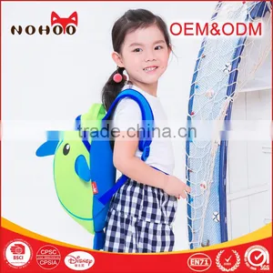 Marine Animals Dolphin Shape Bags Kids School Backpack Adventure Time Children Backpack Hiking thumbnail-3