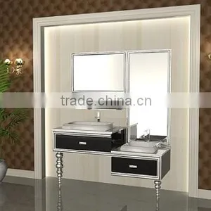 High Quality Floor Stainless Steel Bathroom Cabinet for Adult and Children thumbnail-1