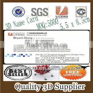 Guangzhou Lifeng High Quality 3d Business Card thumbnail-1