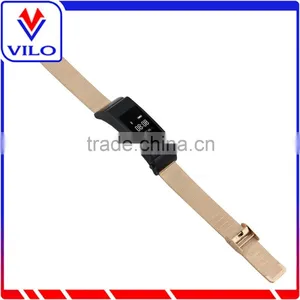 OEM Logo Branding Grid Style Stainless Steel Watch Strap for HUAWEI Talk Band B2 thumbnail-5