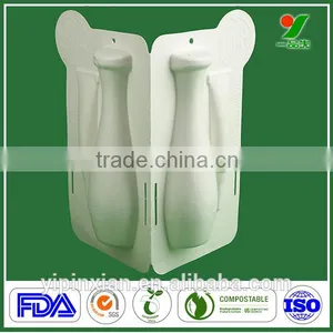 Wholesale Supplier of Biodegradable Thermoformed Sugarcane Fiber Moulded Paper Pulp Packaging thumbnail-1