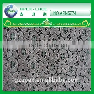 Nylon Knitting Swiss Cotton Lace Fabric APN5774 thumbnail-1