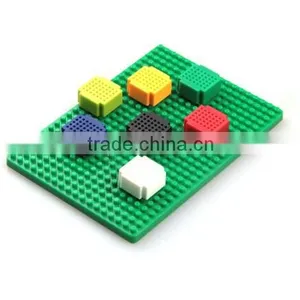 2014 Hot Sell White ABS Metal Reed 25 Tie-point Solderless Breadboard thumbnail-3