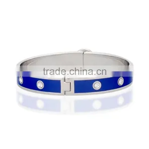 Fashion Bamboo Crystal Gold Bangles Designs thumbnail-2