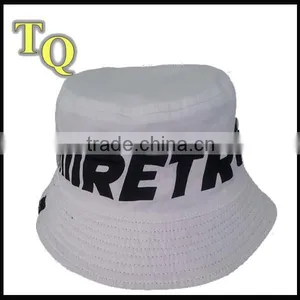 100% Cotton Woven Label Reversible Wearing Logo Front Printing Good Quality Bucket Hats thumbnail-1