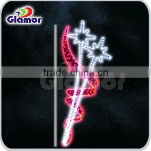 Energy Saving Christmas Pole Mount Motif Decorations for Outdoors thumbnail-1