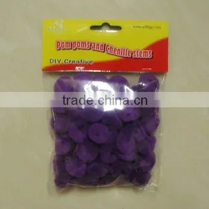 Fashion and Soft Christmas Decorations Purple Pom Poms thumbnail-1