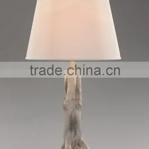 Polyresin Base and White Shade Contemporary Table Light/lamps With UL thumbnail-3