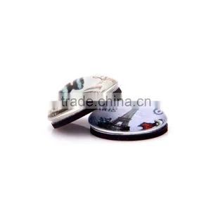 Round Crystal Glass Picture Fridge Magnet Sheet thumbnail-4