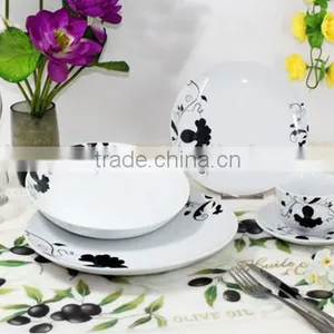 Coupe Shape 20pcs/30pcs China Dinner Sets,porcelain Tableware,ceramic Dinner Sets thumbnail-2