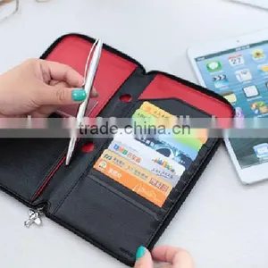 2016 Fashion Design Bag Business Organizer Holder Case Leather Travel Card Holder thumbnail-4