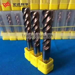 Coated Carbide End Mills With Four Flutes for CNC Milling Machine thumbnail-2