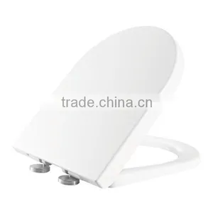 Quick Release Stainless Steel Hinge High Quality UF Toilet Seat Cover thumbnail-1