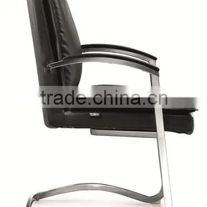 Luxury Leather Office Visitor Chair For Meeting Room thumbnail-2