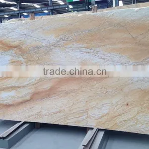 Natural Quarzite Slab - Golden Macauba thumbnail-1