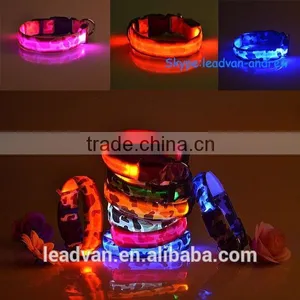 Wholesale Charming Flashing Collar Camouflage Cloth Retracable Buckle for Dog Collar thumbnail-2