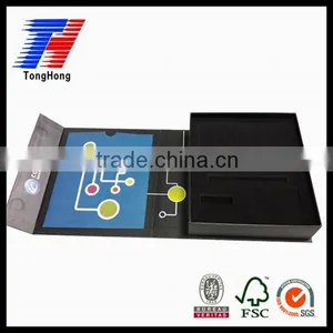 Black Paper Box With Velvet Tray and Magnets thumbnail-1