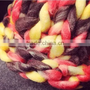 Super Thick Woolen Yarn Crocheted Hat thumbnail-5