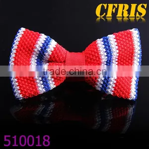 Customized Fashion Silk Knitted Bow Tie thumbnail-1