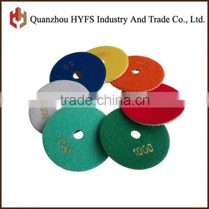 4" 100mm Diameter Granite Pad White Red Green Sharp Stone Polishing Pads Quick Polishing thumbnail-6