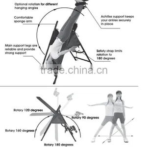 Gym Equipment Exercise Gravity Therapy Inversion Table as Seen on tv thumbnail-2