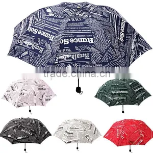Newspaper Printing Manual Open 3 Section Umbrella thumbnail-1