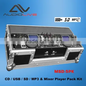 China Factory USB Mp3 Audio DJ Mixer/ USB Player Pack Kit MSD-5PK thumbnail-1