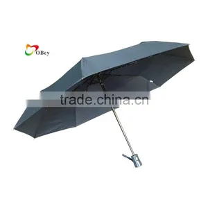 21"*8K Wind-resistant Auto Open and Close 3 Folding Umbrella thumbnail-1