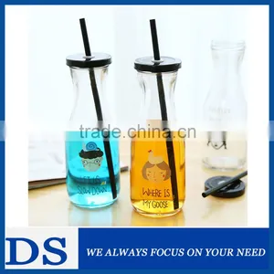 100ml/200ml/250ml/500ml/1000ml Bulk Glass Bottles With Plastic White Lid thumbnail-5