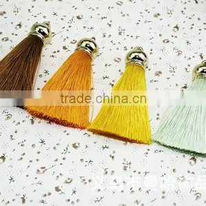 Rabbit Fur Pom Pom Keychain With Tassels for Lady Handbag/bag Charm Fur Ball KZ160071 Quality Choice thumbnail-6