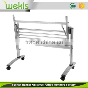 Good Quality Hot Design Luxury Square Folding Table With Wheel thumbnail-5