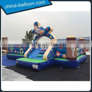 Inflatable Karate Theme Bouncer / Inflatable Taekwondo Bouncer Slide for Kids thumbnail-1